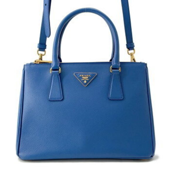 Prada Saffiano Galleria Handbag Bag Shoulder - Picture 1 of 8